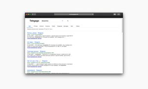 Как искать информацию по Telegram