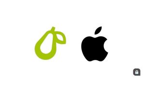Apple запретила использовать грушу в логотипе